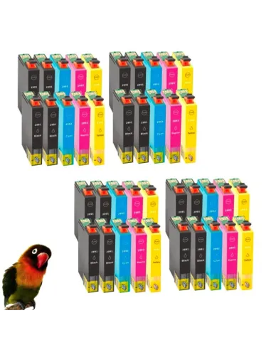 pack 20 tintas EPSON T2991/2/3/4 (29XL) compatibles Epson xp-235 / xp-330 / xp-332 / xp-335 / xp-43