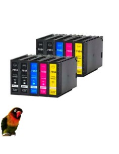 T7561/T7551 x EPSON WF6530 8010 8510 8590 NEGRO