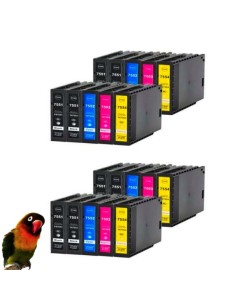 20 tintas  epson WF6530 WF8010 WF8510 WF8590