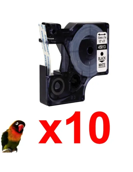 DYMO 45013 NEGRO / BLANCO CINTA ROTULADORA GENERICA S0720530
