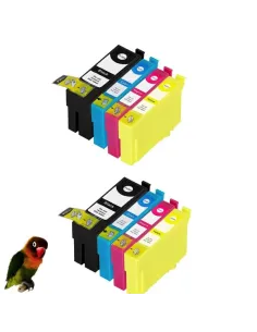 pack 8 tintas x T3474 / T3464 34XL WorkForce Pro WF-3720  WF-3725