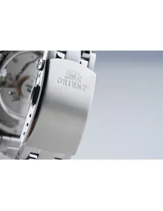 Reloj hombre automático Orient FAG03001W GOLDEN EYE Skeleton correa acero dial BLANCO 2