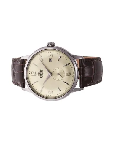 Reloj hombre automático Orient Bambino RA-AP0003S beige correa cuero