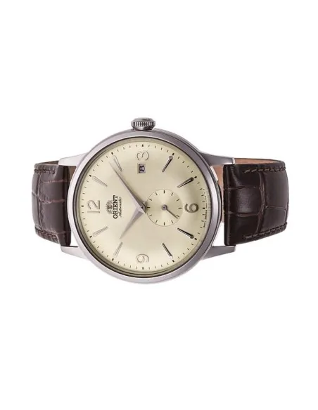 Reloj hombre automático Orient Bambino RA-AP0003S beige correa cuero
