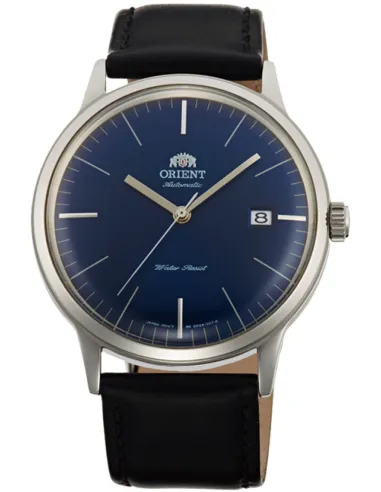 reloj hombre automático Orient Bambino FAC0000DD dial azul correa cuero