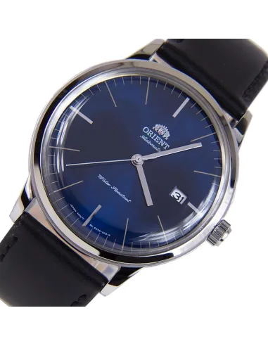 reloj hombre automático Orient Bambino FAC0000DD dial azul correa cuero