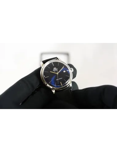 reloj hombre automático Orient Bambino FAC0000DD dial azul correa cuero