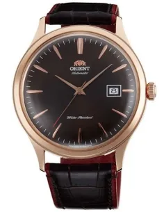 reloj hombre automático Orient Bambino FAC08001T  oro rosa cuero
