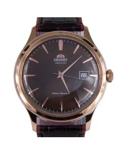reloj hombre automático Orient Bambino FAC08001T  oro rosa cuero 2