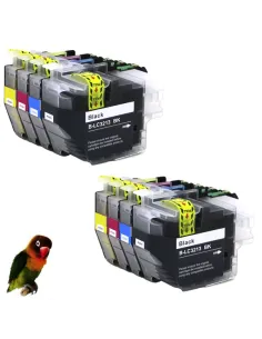 8 tintas para Brother LC3213 LC3211 DCP-J 770 MFC-J 890 MFC-J 497 DW MFC-J 491 2