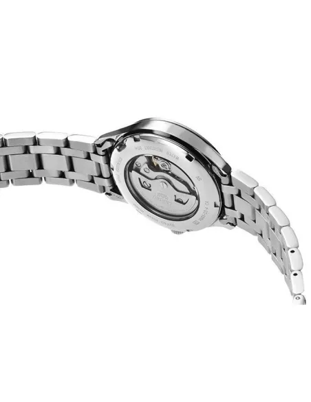 Reloj hombre automático Orient FAG03001B Skeleton correa acero dial negro
