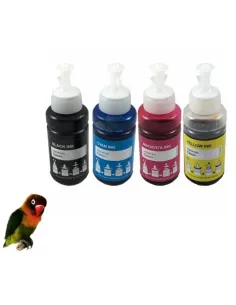 4 BOTELLAS DE TINTA COMPATIBLES para  EPSON 106   ET-7700 ET-7750 NEGRO CIAN MAGENTA AMARILLO