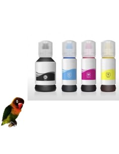 4 Botes de tinta compatible 102 para Epson EcoTank ET-2750 ET-3750 ET-4750
