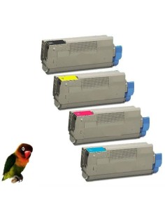 pack 4 Toner compatibles con OKI C712