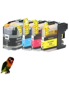 4 tintas compatibles Brother LC22E Brother MFCJ5920DW