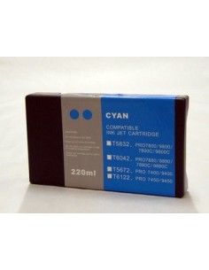 Tinta CIAN compatible para Epson Stylus Pro 7400 7450 7800 7880 9400 9450 9800 9880