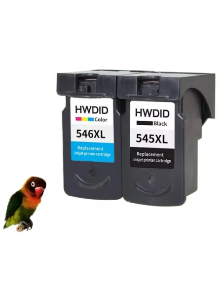 CANON PG-545XL NEGRO tinta compatible ALTA CAPACIDAD 8286B001 (muestra nivel tinta)
