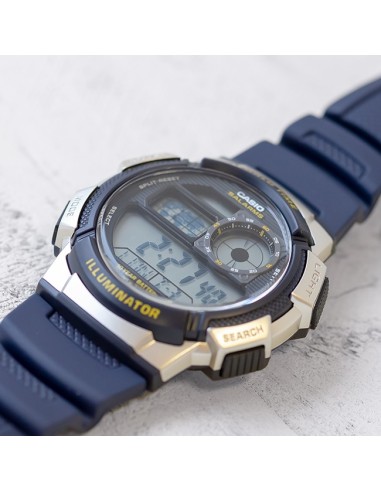 Reloj hombre Casio Digital AE-1000W-1A3 correa resina - hora mundial