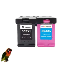 Cartucho de tinta Negro compatible para  HP 303xl HP Envy Photo 6230  7130 7134 7830 7855
