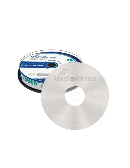 Mediarange: DVD+R 8.5 8x Doble capa tarrina 10 uds