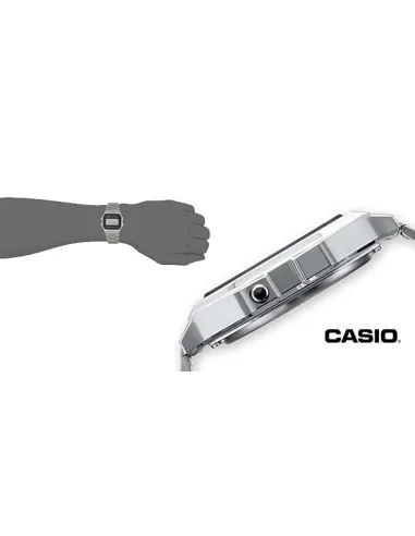Reloj casio collection digital clásico retro A158WEA-1EF  multifuncional - acero inoxidable - wr