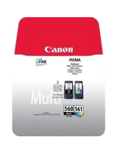 Pack 2 Cartuchos Originales NEGRO COLOR Canon PG-560 CL-561 Pixma TS5350  TS5351 TS5352 TS5353