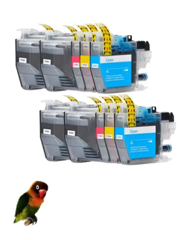 8 tintas para Brother LC3213 LC3211 DCP-J 770 MFC-J 890 MFC-J 497 DW MFC-J 491