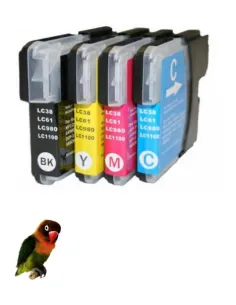 LC980 LC1100 BROTHER pack tintas