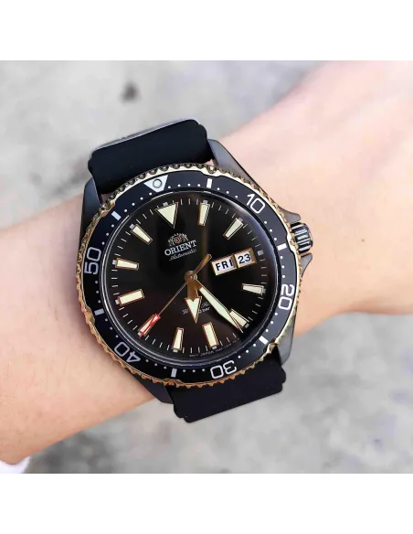 Reloj Automático Hombre Buceo Orient Kamasu RA-AA0005B correa goma