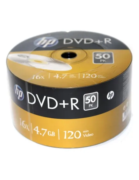 Tarrina DVD + R 16x 4,7GB 50 UDS - HP