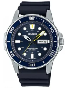 Reloj Buceo Hombre Casio SOLAR MTPS110-2AV correa goma