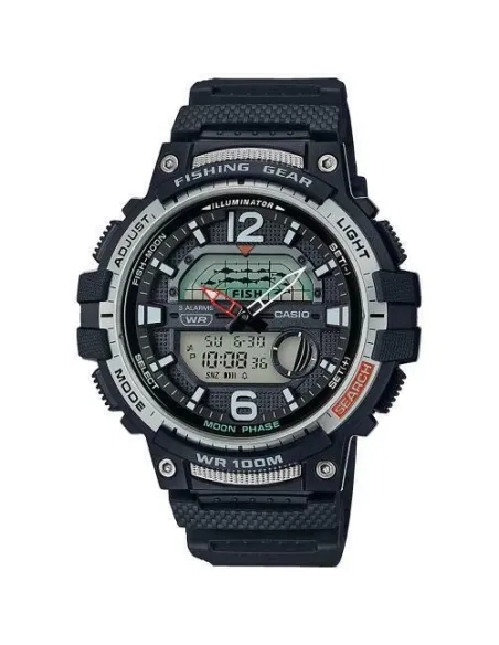 Reloj Hombre Pesca Casio WSC-1250H-1AV Fases Lunares