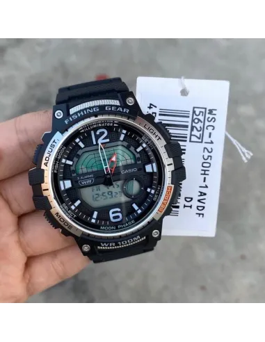 Reloj Hombre Pesca Casio WSC-1250H-1AV Fases Lunares