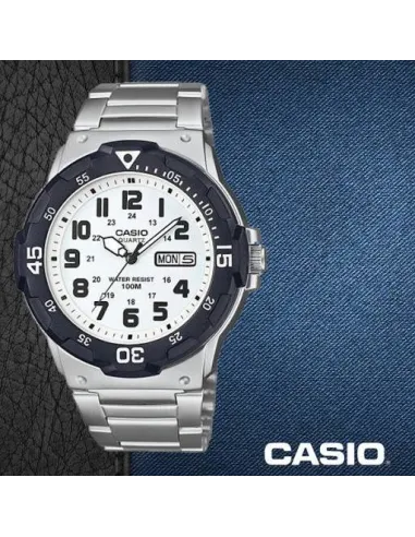 Reloj deportivo hombre Casio MRW-200HD-7BV correa acero