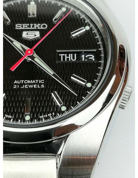 Reloj Automático Hombre Seiko  5 SNK607K1 dial negro acero