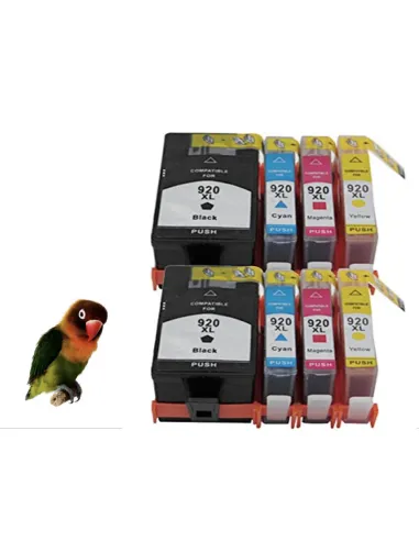 copy of HP 920XL pack cartuchos compatibles alta capacidad HP 920XL BK/C/M/Y