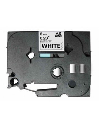 Cinta Rotuladora BROTHER TZE-211 Negro / BLANCO TZ-211