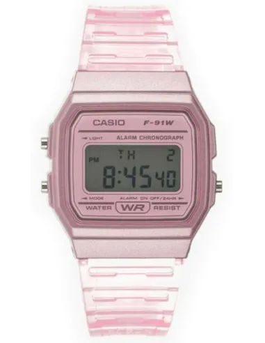 copy of Reloj Clásico Casio F91WS-2 Azul corra resina 7 años batería alarma cronómetro