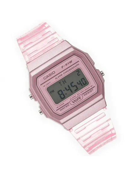 copy of Reloj Clásico Casio F91WS-2 Azul corra resina 7 años batería alarma cronómetro