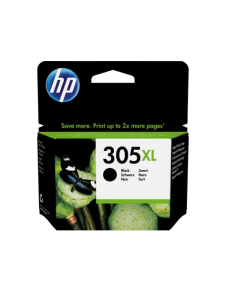Tinta negra ORIGINAL HP 305XL 3YM62AE negro HP DeskJet Series 2700, 4100, Envy Series 6020, 6030, 6400 y 6430
