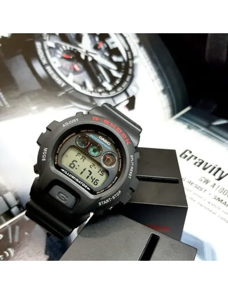 Reloj hombre Casio g-shock dw-6900-1v cronografo multifuncion - antigolpes
