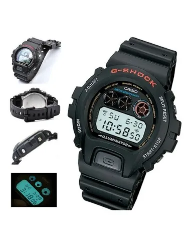 Reloj hombre Casio g-shock dw-6900-1v cronografo multifuncion - antigolpes
