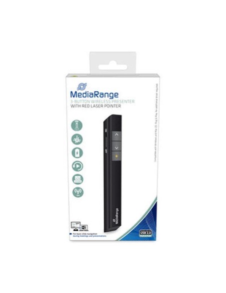 PRESENTADOR LASER INALAMBRICO MEDIARANGE MROS221
