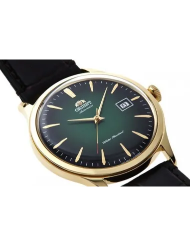 reloj hombre automático Orient Bambino FAC08002F verde cuero