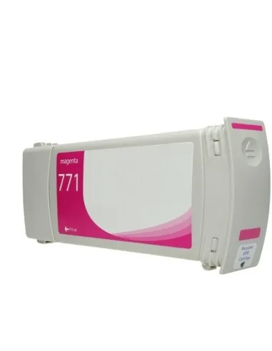 Tinta compatible para HP 771C magenta  Tinta Pigmentada  B6Y09A