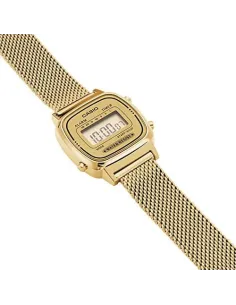 Reloj CASIO VINTAGE gold de acero la670wemy-9ef clásico digital alarma water resist correa de malla acero 2