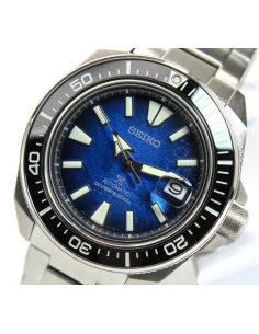 Reloj Automático hombre buceo Seiko Prospex SRPE33K1 Manta Ray Save the Ocean dial azul 43.8mm Zafiro 2