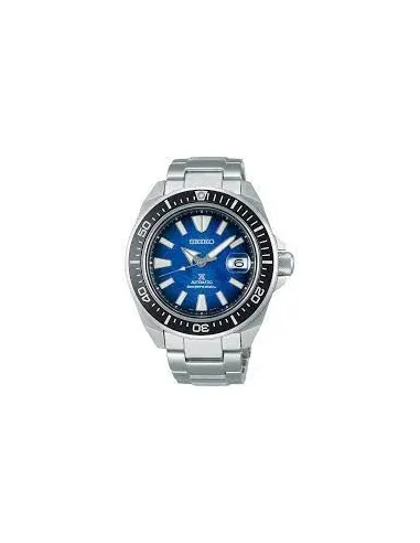Reloj Automático hombre buceo Seiko Prospex SRPE33K1 Samurai Manta Ray Save the Ocean dial azul 43.8mm Zafiro
