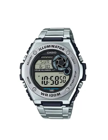 Reloj deportivo hombre Casio MWD-100HD-1AV Hora Mundial 5 Alarmas Despertador 10 años batería