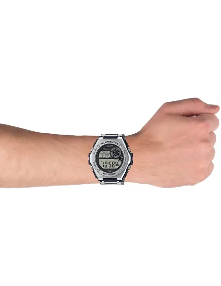 Reloj deportivo hombre Casio MWD-100HD-1AV Hora Mundial 5 Alarmas Despertador 10 años batería